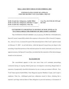 Plame affair / Legal procedure / Scooter Libby / Iraq War / David S. Tatel / Plame affair grand jury investigation / Juries / Law / Government