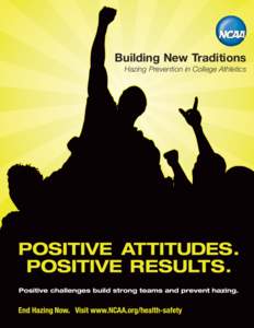 Building New Traditions Hazing Prevention in College Athletics Positively Challenging  Building New Traditions