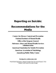 Microsoft Word - A11, Reporting on Suicide, Recommendations for the Media.d.