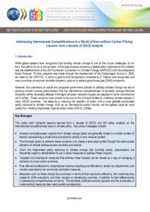 Carbon tax / Economics of global warming / Emissions trading / Climate change mitigation / Carbon leakage / European Union Emission Trading Scheme / Low-carbon economy / Kyoto Protocol / New Zealand Emissions Trading Scheme / Climate change policy / Environment / Climate change