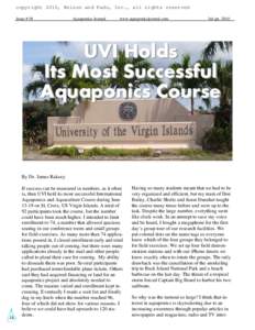 Aquaculture / Aquaponics / Hydroculture / Hydroponics / University of the Virgin Islands / Tilapia / Virgin Islands