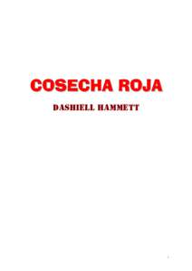 Microsoft Word - Hammett, Dashiell - Cosecha Roja.doc