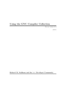 Compilers / Procedural programming languages / GNU Compiler Collection / C / Declaration / GNU / Static single assignment form / Pointer / MMIX / Computing / Software / Cross-platform software
