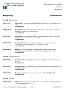 Regierungsbezirk Oberbayern Traunstein Ruhpolding