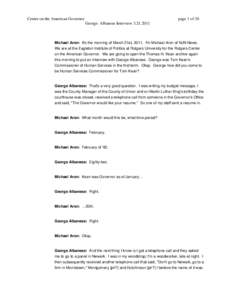 Microsoft Word - Albanese_George_Interview_3[removed]