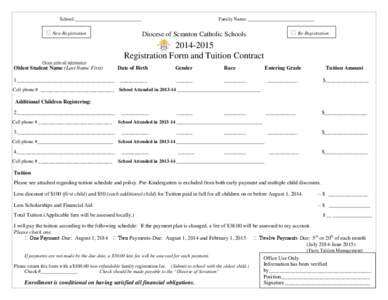 School:___________________________  ⁭ New Registration Family Name: ___________________________