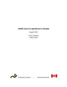 Microsoft Word - Co-operative Health Care Delivery in Canada.doc