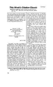 Boyle W S & Smith G E. Charge coupled semiconductor devices. Bell Syst. Tech. J. 49:587-93, 1970.