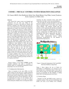 COSMIC - The SLAC Control System Migration Challenge