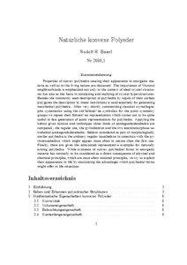 Natürliche konvexe Polyeder Rudolf H. Baierl Nr.2000,1