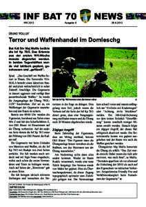 INF BAT 70 WK 2012 ÜBUNG “POLLUX“  Ausgabe 8