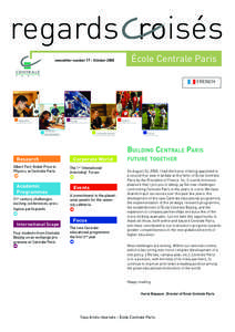Regards Croisés, Newsletter 17, Ecole Centrale Paris