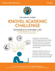Knovel Academic Challenge Flyer 2015_r5