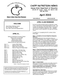 WIC / Child and Adult Care Food Program / Food / Selective eating disorder / Federal assistance in the United States / United States Department of Agriculture / Snack food