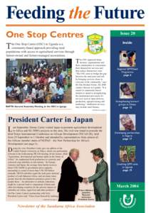 Feeding the Future One Stop Centres Issue 20 Inside