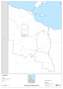 Burke Shire Urban Flying-Fox Management Area map