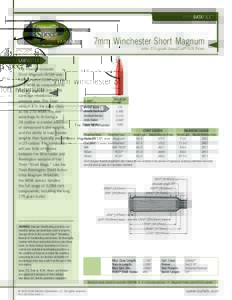 DATAFILE™  7mm Winchester Short Magnum with 175-grain DeepCurl ® Soft Point  LABNOTES