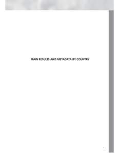 MAIN RESULTS AND METADATA BY COUNTRY  1 AFGHANISTAN - Livestock Census[removed]Explanatory Notes