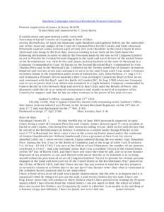 Southern Campaign American Revolution Pension Statements Pension Application of James Jackson: S41690 Transcribed and annotated by C. Leon Harris [Capitalization and punctuation partly corrected] Township of Euclid Count