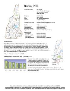 Coös County /  New Hampshire / New Hampshire / Berlin / Berlin micropolitan area / Geography of the United States / Berlin /  New Hampshire