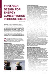 ENERGY MANAGEMENT & DR  ENGAGING DESIGN FOR ENERGY CONSERVATION