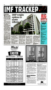 C4  THE GLEANER, WEDNESDAY, APRIL 16, 2014 • www.jamaica-gleaner.com • McPherse Thompson Assistant Business Editor