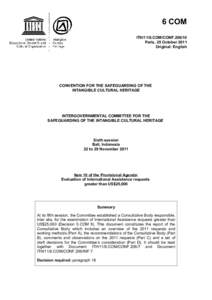 Traditions / Traditional knowledge / Conservation-restoration / Cultural anthropology / Intangible cultural heritage / UNESCO / United Nations / Masterpieces of the Oral and Intangible Heritage of Humanity / Culture / Cultural studies / Cultural heritage