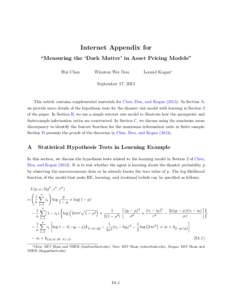 Statistical inference / Econometrics / Maximum likelihood / Normal distribution / Confidence interval / Fisher information / Statistics / Estimation theory / Statistical theory