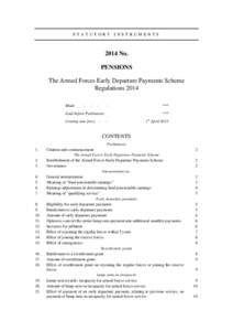 Employment compensation / Pension / Personal finance / United Kingdom / Finance / Service Personnel and Veterans Agency / Financial services / Investment / Pensions in the United Kingdom