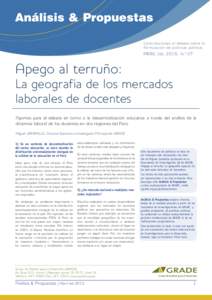 C ontribuciones al debate sobre la formulación de políticas públicas ABRIL DEL 2015 , N . o 27  Apego al terruño: