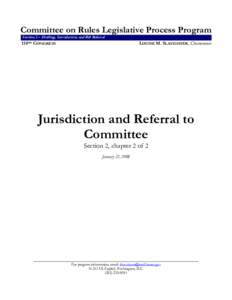 Legislatures / Parliamentary procedure / United States congressional committee / Multiple referral / Standing committee / United States House of Representatives / United States House Committee on Rules / United States Congress / United States House Committee on Oversight and Government Reform / Government / Politics / Committees