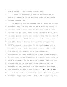 Plagiarism / United States copyright law / Fair use / Fair dealing / Harper & Row v. Nation Enterprises / Campbell v. Acuff-Rose Music /  Inc. / Pierre N. Leval / Copyright law of the United States / Copyright / Law / Copyright law / Civil law