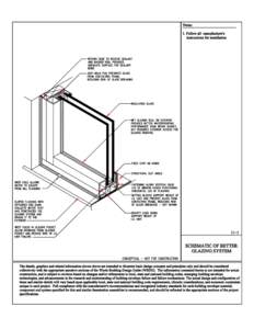 Building Envelope Design Guide: Schematic of Better Glazing System Detail