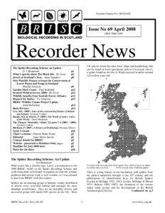 Scottish Charity No. SC024418  Issue No 69 April 2008