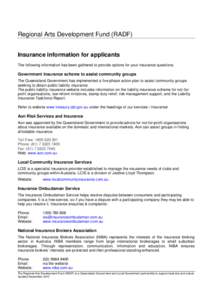 Microsoft Word - Applic_FactSheet_Insurance.doc