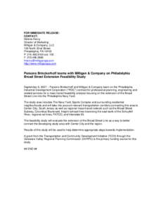 SEPTA / Delaware Valley Regional Planning Commission / Freedom of information in the United States / Local government in New Jersey / Broad Street Line / Brinkerhoff / Center City /  Philadelphia / Philadelphia / State governments of the United States / Pennsylvania / Delaware Valley