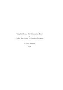 Tom Swift and His Submarine Boat or Under the Ocean for Sunken Treasure by Victor Appleton 1910