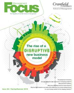 Focus Management The Magazine of Cranfield School of Management  The rise of a