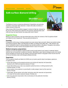 Safe Surface Diamond Drilling
