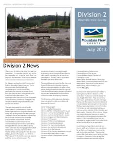 DIVISION 2 MOUNTAIN VIEW COUNTY  Issue 4 3