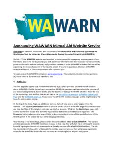 Microsoft Word - Announcing WAWARN Mutual Aid Website Service.docx