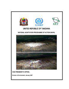 Microsoft Word - Tanzania NAPA Final Report.doc