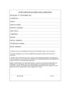 Microsoft Word - song competition entry form english.doc