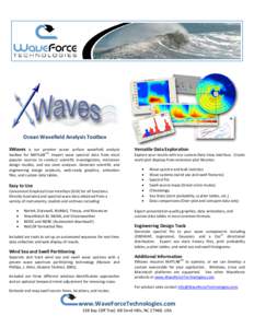 Physical geography / Oceanography / Earth sciences graphics software / Physical oceanography / NetCDF / Swell / National Data Buoy Center / Sea state / FITS / Water waves / Meteorology / Atmospheric sciences