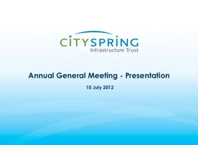 Annual General Meeting - Presentation 10 July[removed]  Disclaimer