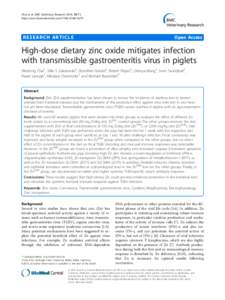 Dietary minerals / Zinc / Immune system / Metallothionein / Interferon / Transmissible gastroenteritis coronavirus / Coronaviridae / BRAT diet / Interleukin / Chemistry / Cytokines / Antivirals