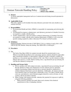 Microsoft Word - Osmium Tetroxide Policy