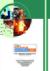 rd  3 Edition Western Maharashtra’s Leading Industrial & Machinery Trade Fair