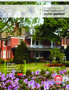 the university of mississippi  school of applied sciences applied approach vol 2. spring 2012