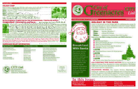 Greenacres  November 2005 City of